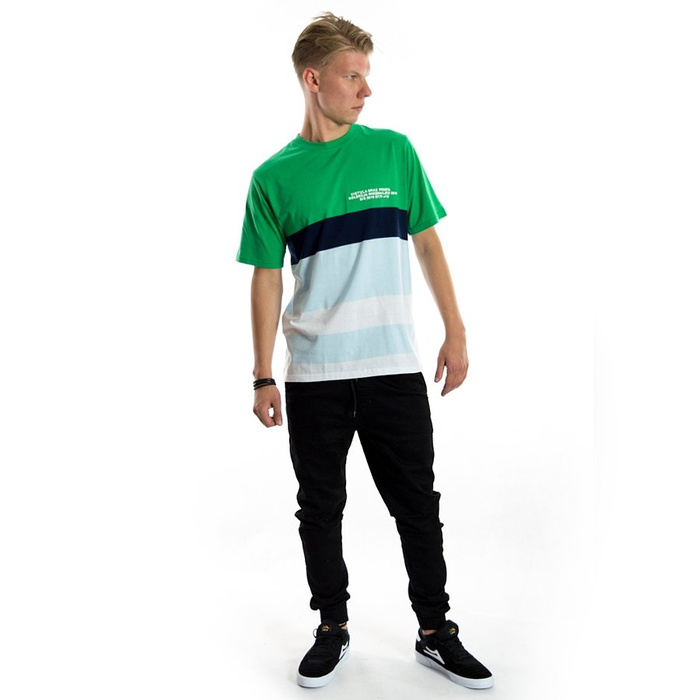 Prosto X Vistula t-shirt Johan green / navy / blue / white