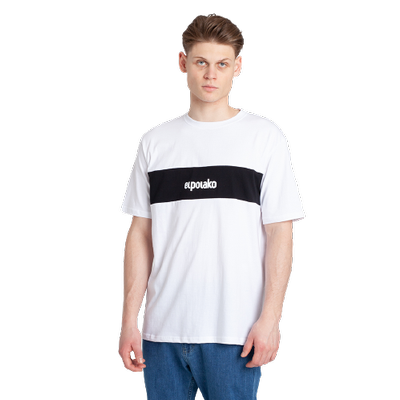 Koszulka męska El Polako t-shirt Stripe white