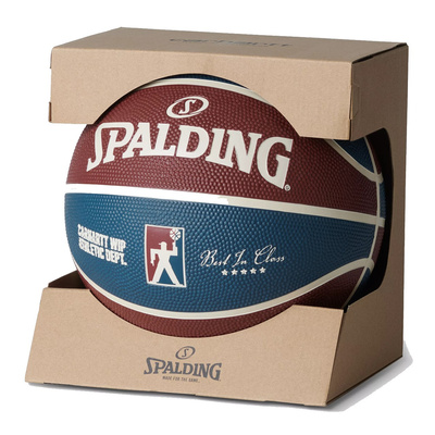 Carhartt WIP x Spalding piłka do koszykówki Basketball mulberry - dusky blue - naturel