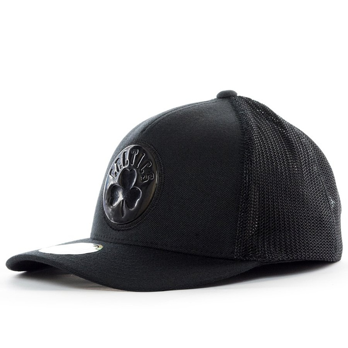 Czapka z daszkiem Mitchell and Ness snapback Zig Zag Trucker Boston Celtics black