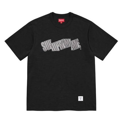 Supreme® t-shirt Cut Log Embroidery black