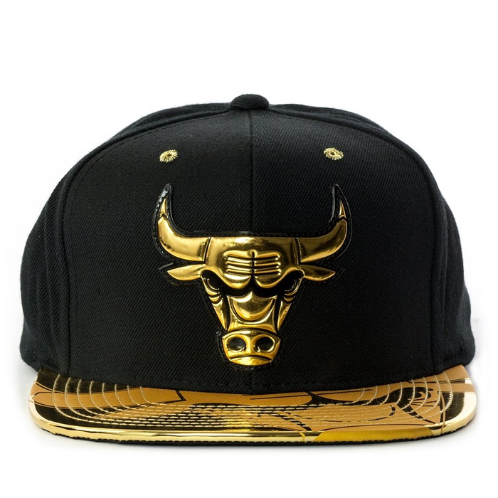 Mitchell and Ness snapback Gold Standard Chicago Bulls black