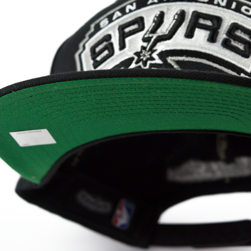 Mitchell and Ness snapback Solid Team Colour SB San Antonio Spurs black 
