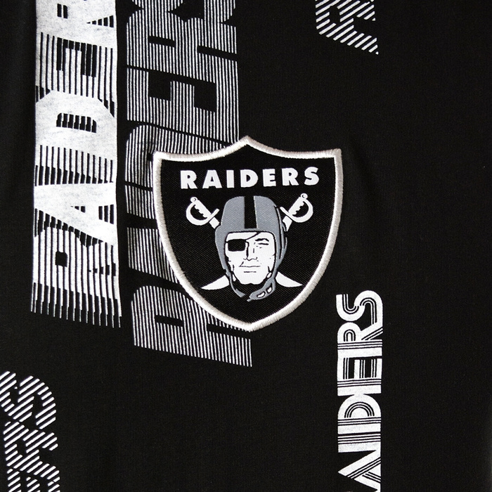 New Era koszulka męska Retro Sports All Over Print NFL Las Vegas Raiders black