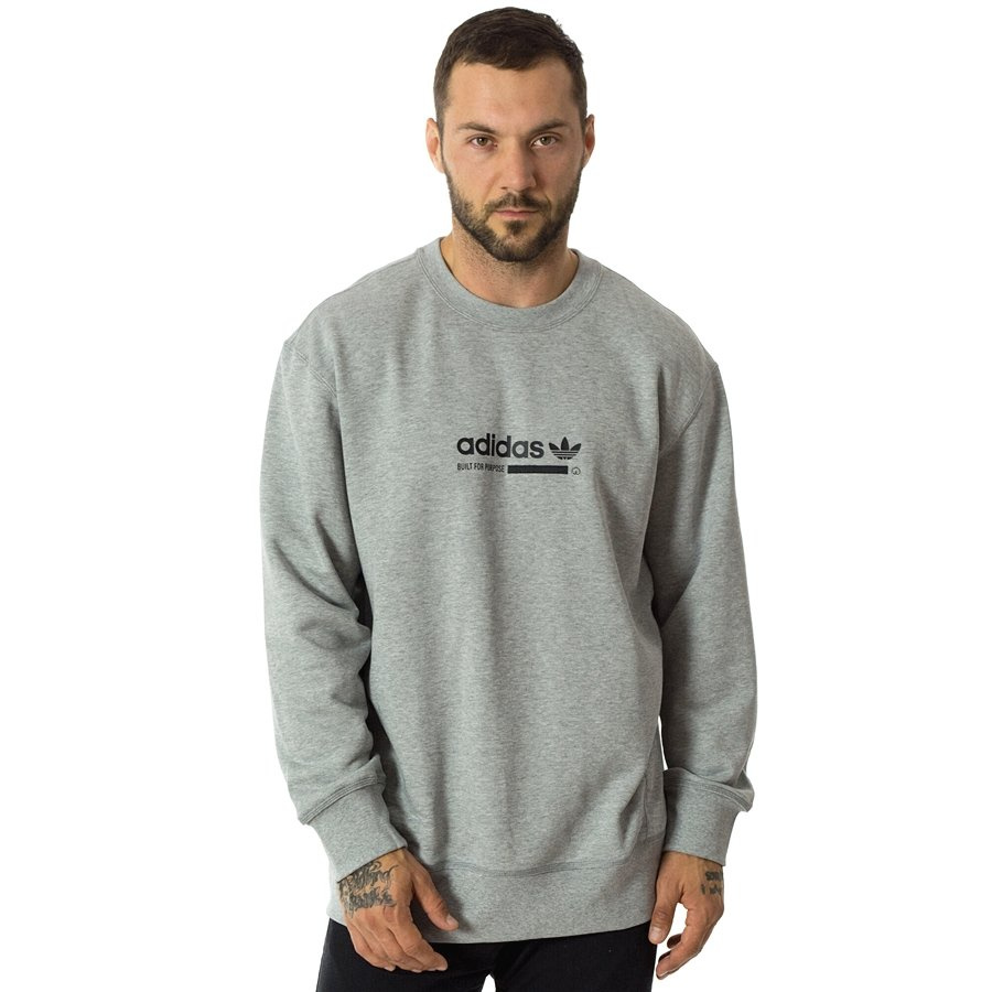 Adidas Originals sweatshirt crewneck Kaval grey heather (DM2023