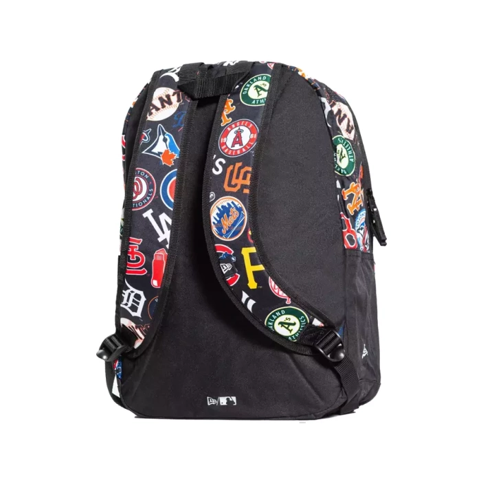 New Era backpack MLB All Over Print Team Logos black