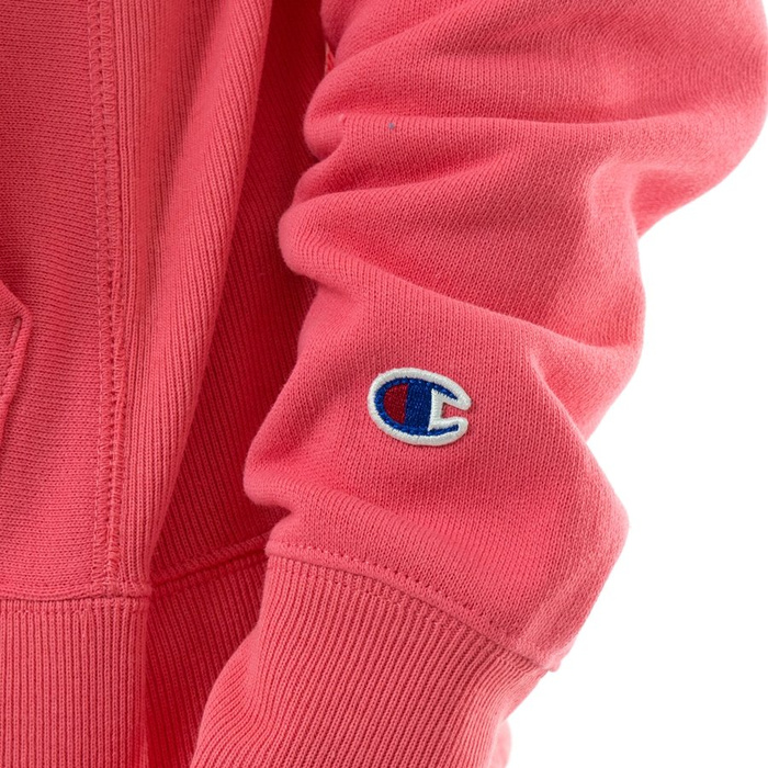 Champion sweatshirt hoody WMNS Reverse Weave Emb. Small Script Logo salmon (111556/S19/PS106)