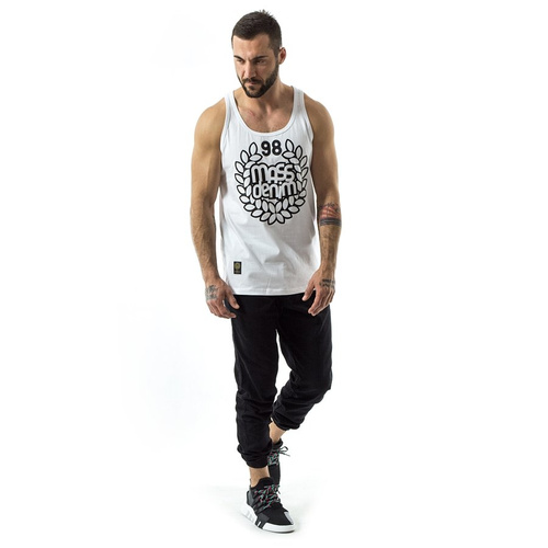 Mass Denim tank top Base white