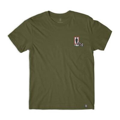 Girl Skateboards t-shirt Jungle Beers military olive