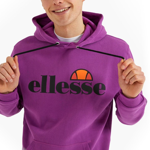 Bluza męska z kapturem Ellesse sweatshirt Small Logo Gottero Oh Hoody purple