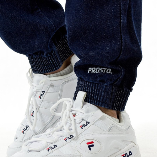 Spodnie jeansowe męskie Prosto Klasyk jogger pants Diago navy