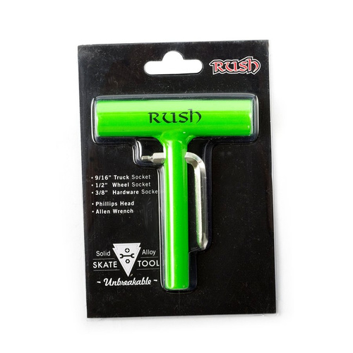 Rush Bearings klucz uniwersalny Skate Tool  All Metal neon green