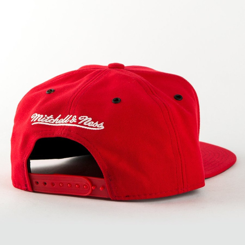 Mitchell and Ness snapback Black And White Arch Detroit Red Wings red
