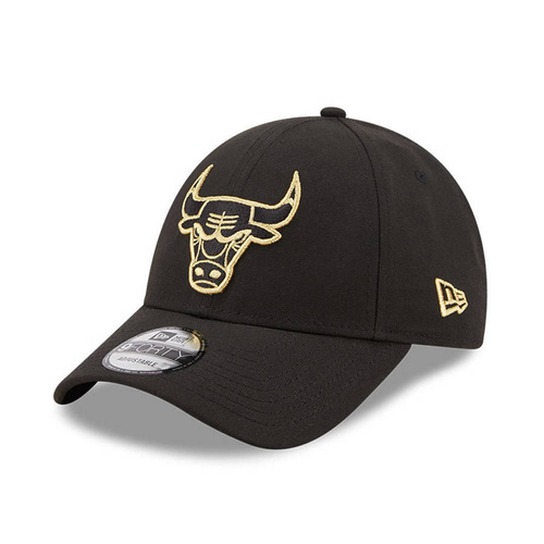 New Era snaapback 9FORTY Black & Gold NBA Chicago Bulls black