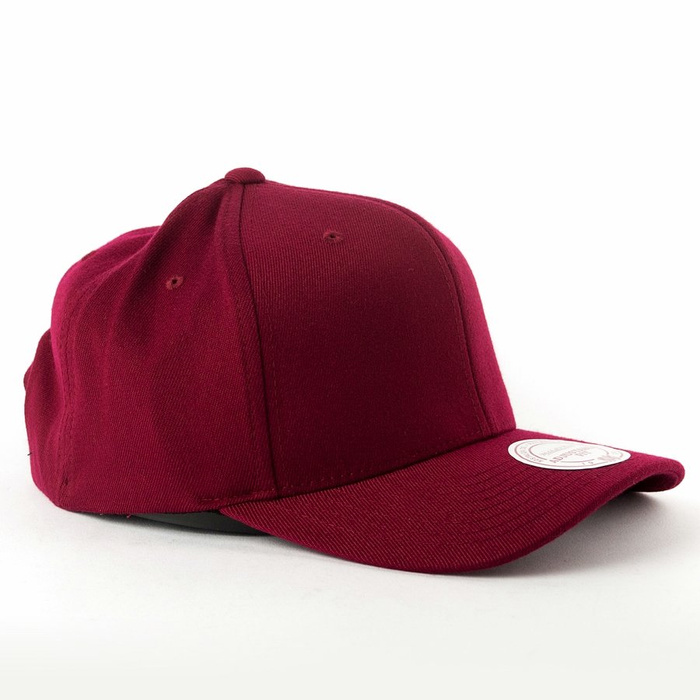 Czapka Mitchell and Ness dad cap Solid Colour Blank M&N burgundy