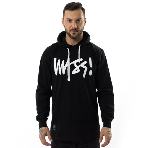 Mass Denim longsleeve hoody Signature Anniversary black
