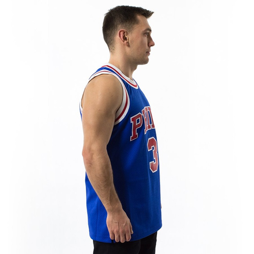 Mitchell and Ness Swingman Jersey HWC Philadelphia 76ers Allen Iverson blue