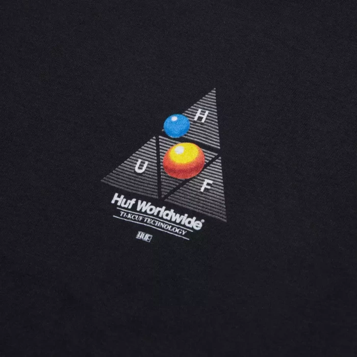 HUF t-shirt WMNS Video Format Triple Traingle black