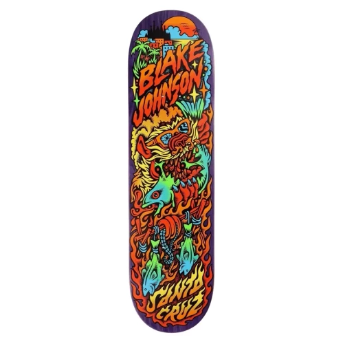 Santa Cruz Skateboards Johnson Beach Wolf Two Deck 8.375" x 32"