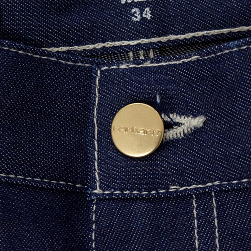 Krótkie spodnie Carhartt WIP Ruck Single Knee Short Norco Blue Dnim blue rigid