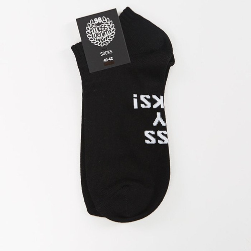 Skarpety Mass Denim socks Kiss No Show black
