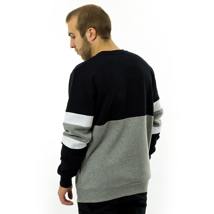Bluza męska Prosto Klasyk crewneck Zenti black / grey