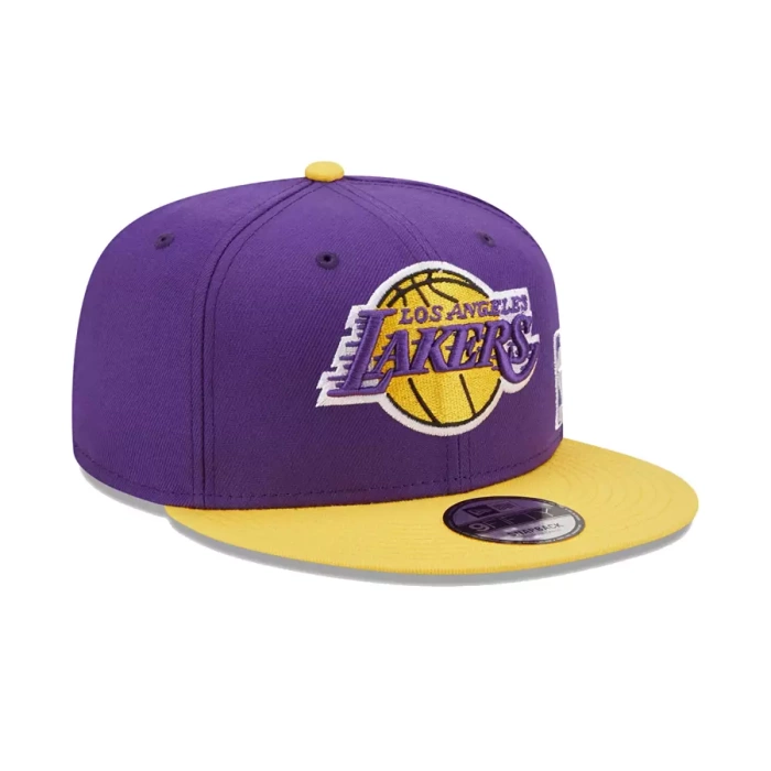 New Era snapbacK 9FIFTY NBA Team Arch Los Angeles Lakers purple / yellow