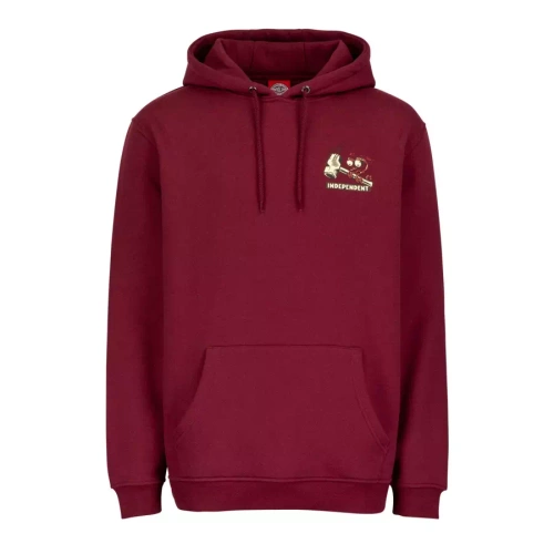 Independent Trucks bluza męska z kapturem TTG Smash Hood burgundy