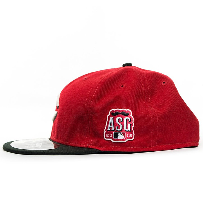 Czapka z daszkiem New Era fitted cap 59FIFTY ASG 2015 MLB Cincinnati Reds red / black
