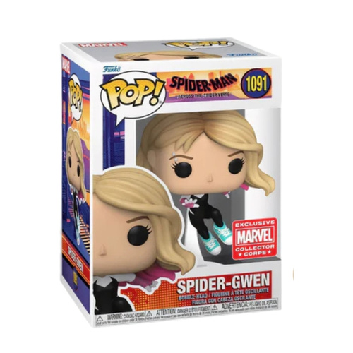 Funko Pop Spider Gwen Across The Spiderverse Collector Corps 1091.