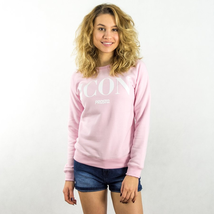 Bluza Prosto crewneck WMNS Icon Campbell pink 