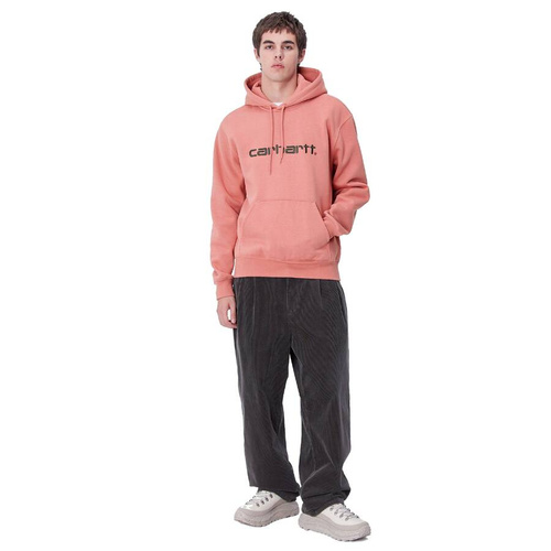Carhartt WIP bluza męska z kapturem Hooded Carhartt Sweat dusty rose-sycamore tree.