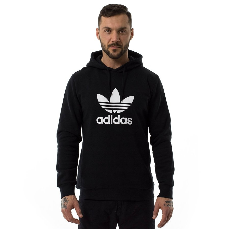 Adidas Originals sweatshirt hoody Trefoil Warm-Up black (CW1240