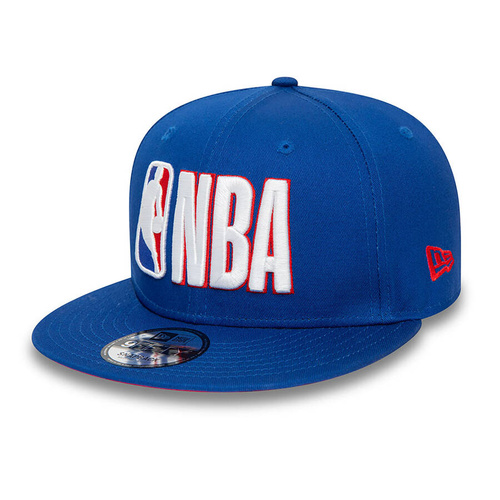 New Era czapka z daszkiem 9FIFTY Snapback Rear Logo NBA Logoman blue