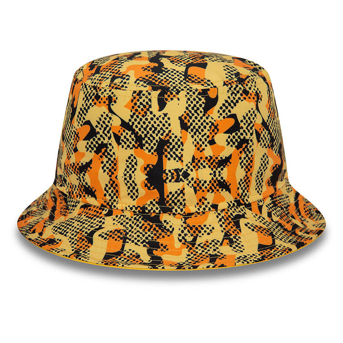 New Era Camo McLaren Racing Bucket Hat yellow
