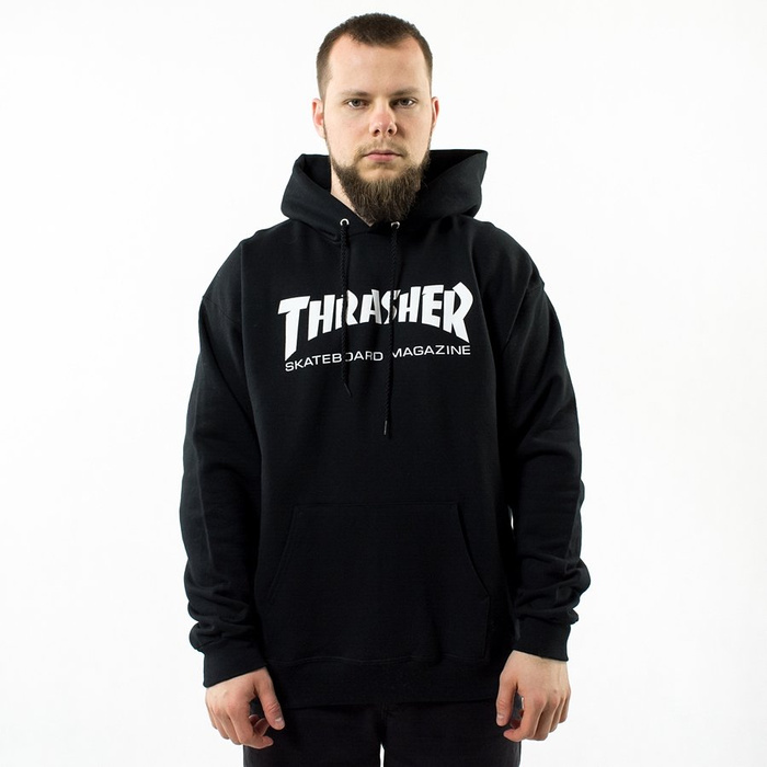 Thrasher sweatshirt hoody Skatebord Magazine black