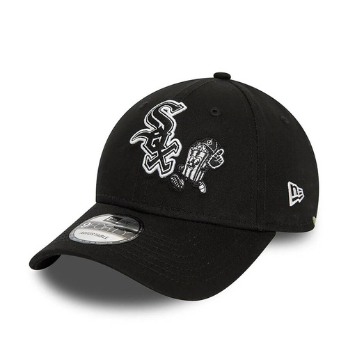 New Era cap 9FORTY Strapback Food Character MLB Chicago White Sox black