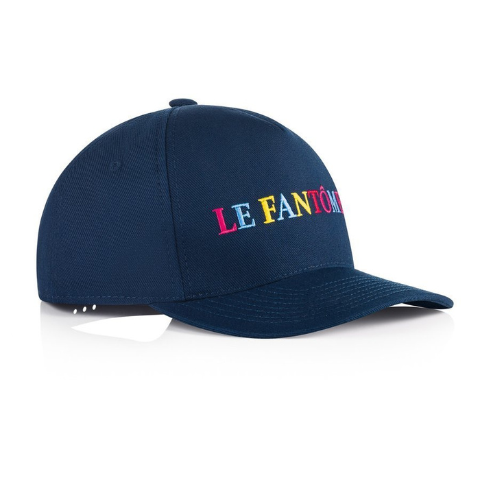 Le Fantome snapback Color Scipt navy