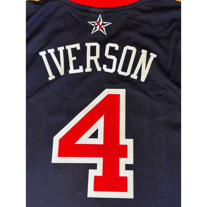 Koszulka koszykarska Reebok Jersey Team USA 2004 Allen Iverson navy - używana 9,5/10