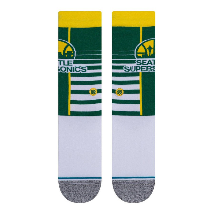 Skarpety koszykarskie Stance socks NBA Gradient Seattle SuperSonics white / green