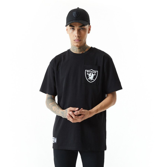 New Era t-shirt Box Logo NFL Las Vegas Raiders black