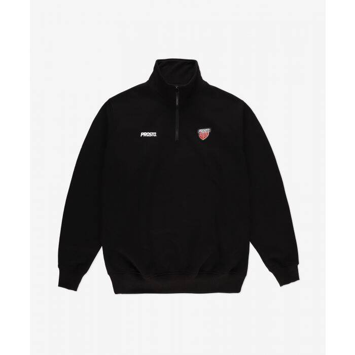 Prosto Klasyk sweatshirt half zip crewneck Mastem black