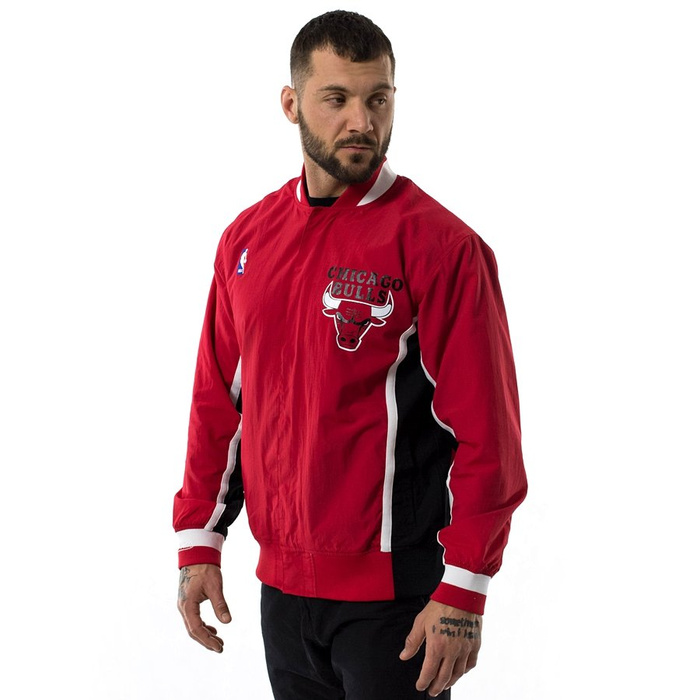 Mitchell and Ness kurtka męska NBA Authentic Warm Up Jacket Chicago Bulls red