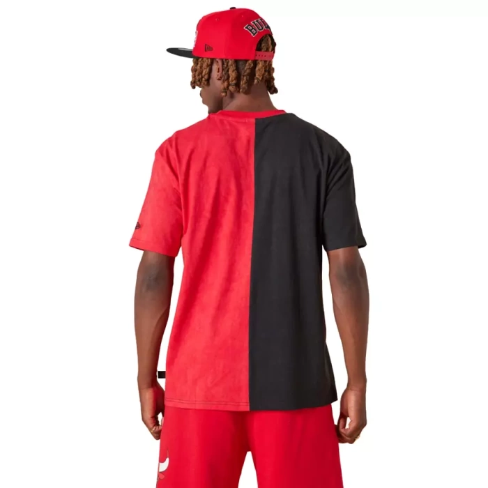 New Era t-shirt Washed Graphic NBA Chicago Bulls red / black