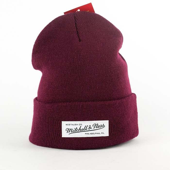 Mitchell and Ness Cuffed Knit Nostlagia M&N burgundy