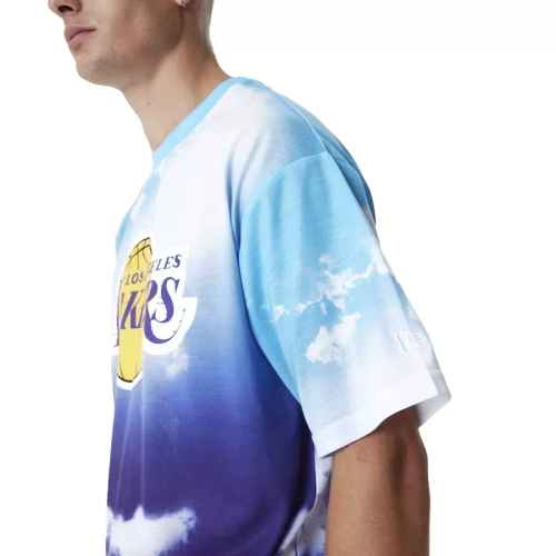 New Era  t-shirt Sky All Over Print multicolor