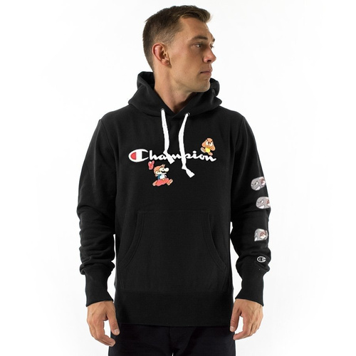 Champion x Super Mario Bros.™ Anniversary sweatshirt hoodie Black (216868/KK001)  
