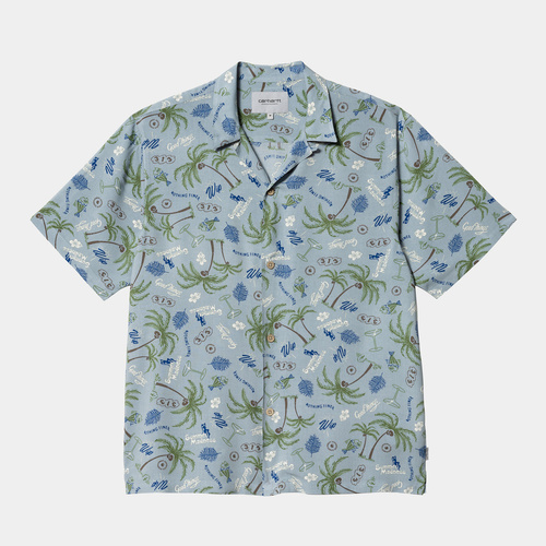 Carhartt WIP shirt Mirage Frosted frosted blue