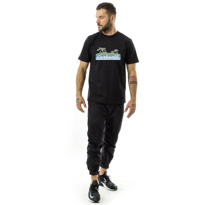 Carhartt WIP koszulka męska Palm Script black