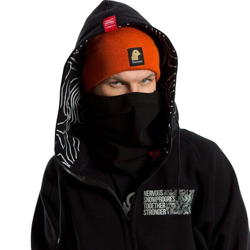 Komin na szyję Nervous x SnowProgress neck warmer Black